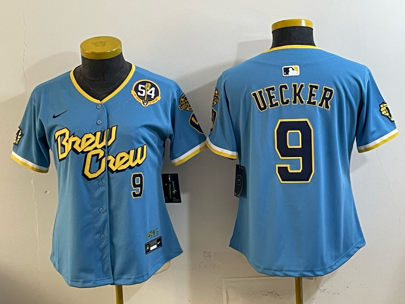 Youth 2026 Milwaukee Brewers #9 Uecker blue Game Nike MLB Jersey 0414001